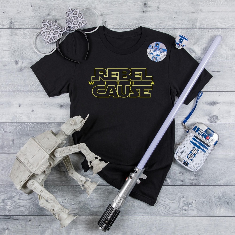 Rebel with a Cause Star Wars Disney Fan Shirt